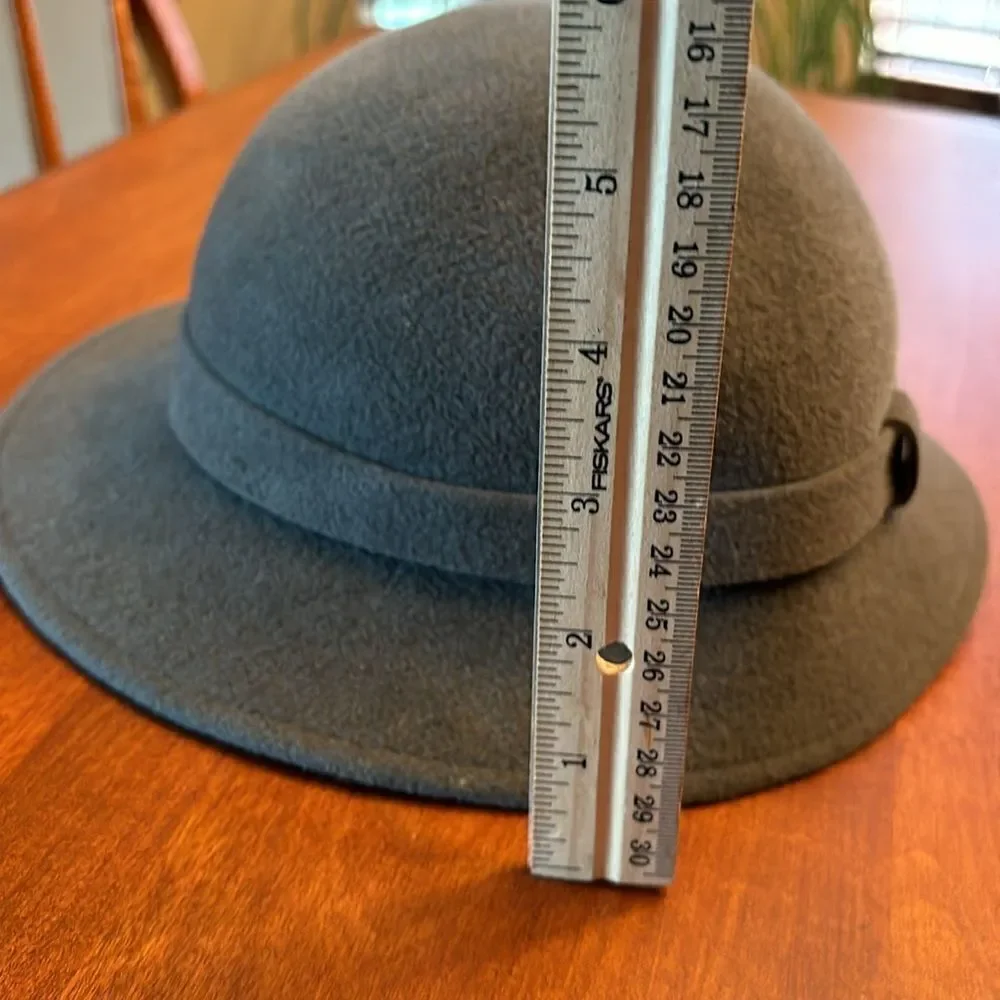 Vintage Makins New York Gray Wool Hat